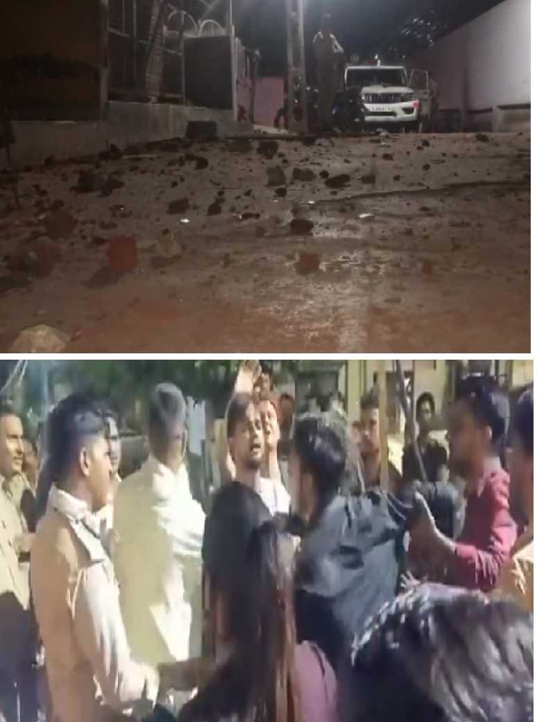 गुजरात : धार्मिक झंडे को लेकर दो समुदाय के बीच झड़प, पुलिस जांच में जुटी गुजरात : धार्मिक झंडे को लेकर दो समुदाय के बीच झड़प, पुलिस जांच में जुटी