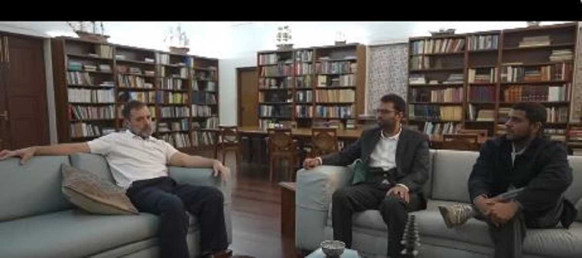 राहुल गांधी से केवेंटर्स के संस्थापकों ने उनके आवास पर की मुलाकात