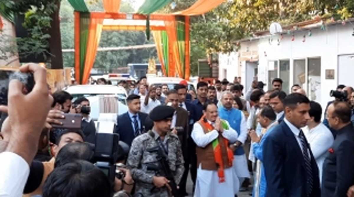 नड्डा ने बीजेपी प्रदेश कार्यालय पर सांसद और विधायकों की बैठक ली, चुनावी गतिविधियां हुई तेज