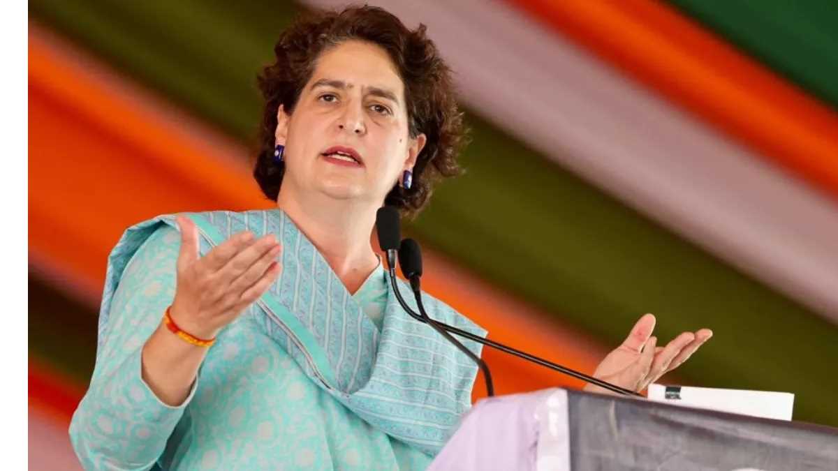 तेलंगाना के जहीराबाद से प्रियंका गांधी की हुंकार