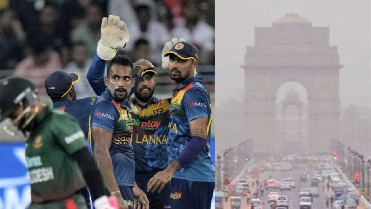 दिल्ली में वायु प्रदूषण के कारण श्रीलंका का अभ्यास सत्र रद्द