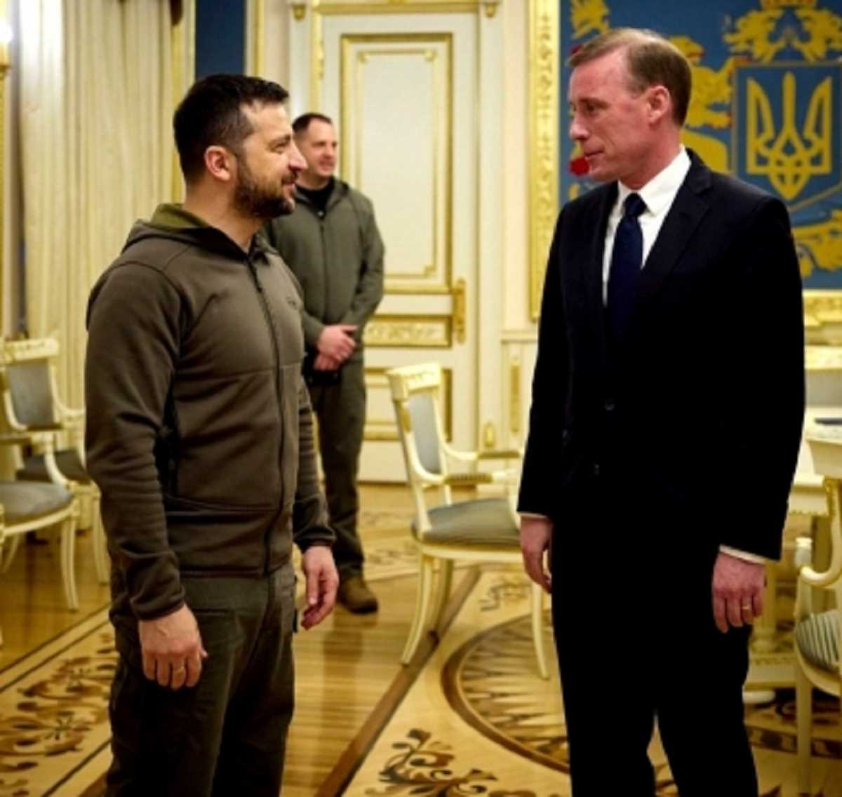 जेलेंस्की ने अमेरिकी सुरक्षा सलाहकार से कीव में की मुलाकात जेलेंस्की ने अमेरिकी सुरक्षा सलाहकार से कीव में की मुलाकात