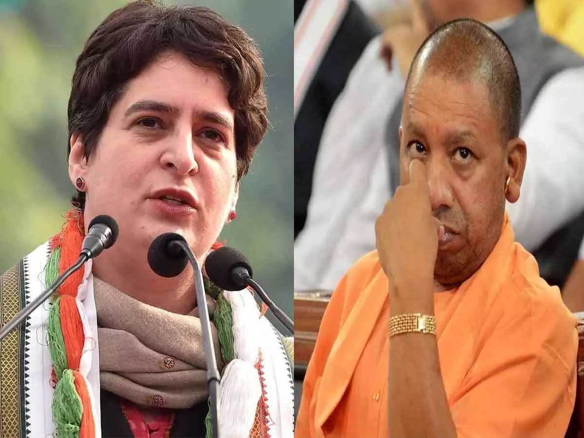 उप्र में पेपर लीक होने पर प्रियंका का योगी सरकार पर कड़ा हमला