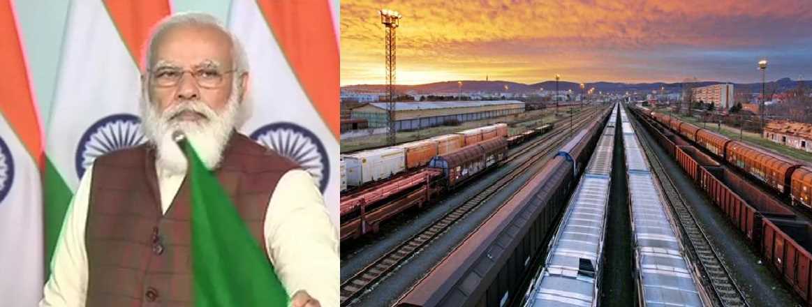 PM मोदी ने यूपी को दी नए फ्रेट कॉरिडोर की सौगात, खुर्जा-भाऊपुर सेक्शन का किया उद्घाटन