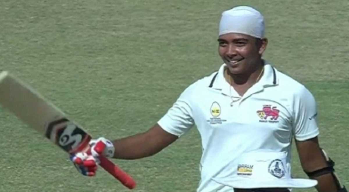 Prithvi Shaw ने बनाया रणजी ट्रॉफी इतिहास का दूसरा सबसे बड़ा स्कोर
