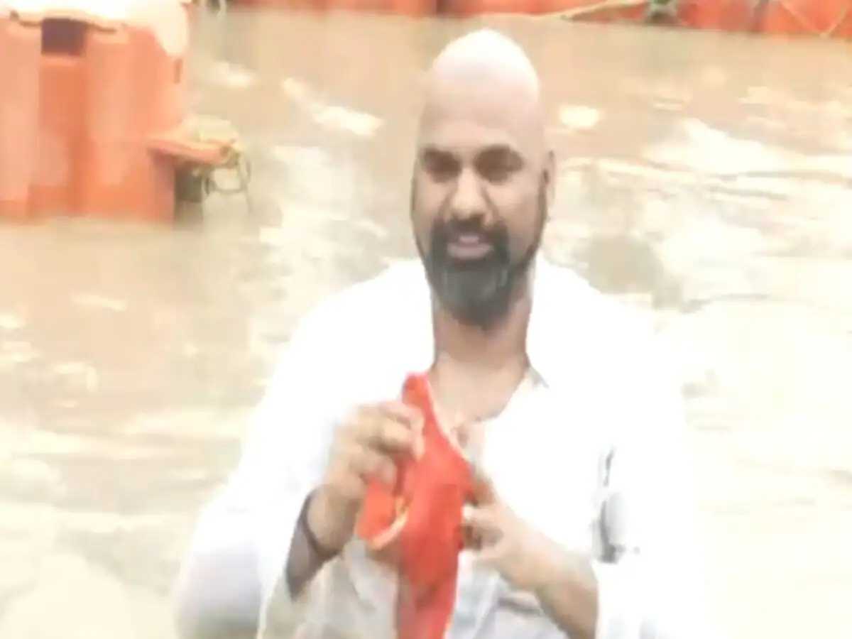 बिहार भाजपा प्रदेश अध्यक्ष सम्राट चौधरी ने अयोध्या पहुंचकर उतारी पगड़ी