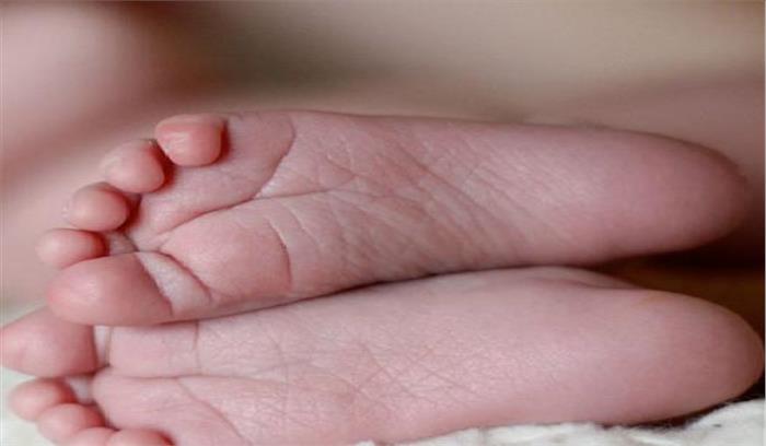 नवजात शिशु का शव पहाड़ी पर मिला