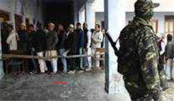 नौ राज्यों में एक लोकसभा और 10 विधानसभा सीटों के उपचुनाव के लिए मतदान जारी