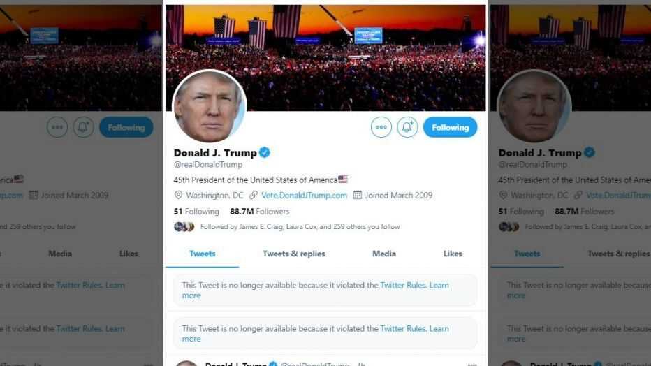 डोनाल्ड ट्रंप के अकाउंट को ट्विटर ने 12 घंटे के लिए किया बंद