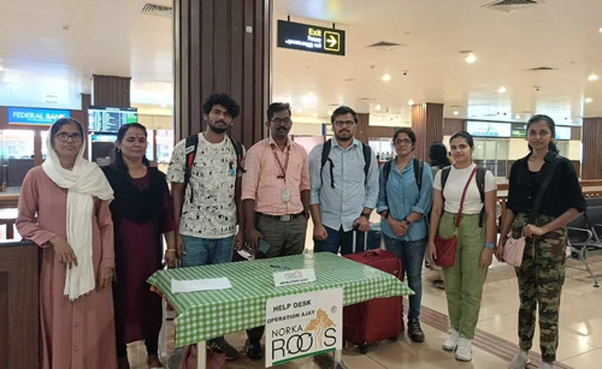 इजरायल से वापस आए पांच केरलवासी अपने घर लौटे