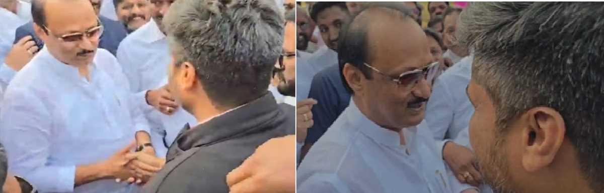 रोहित पवार ने की अजित पवार से मुलाकात, दोनों नेताओं के बीच देखने को मिला हंसी-मजाक