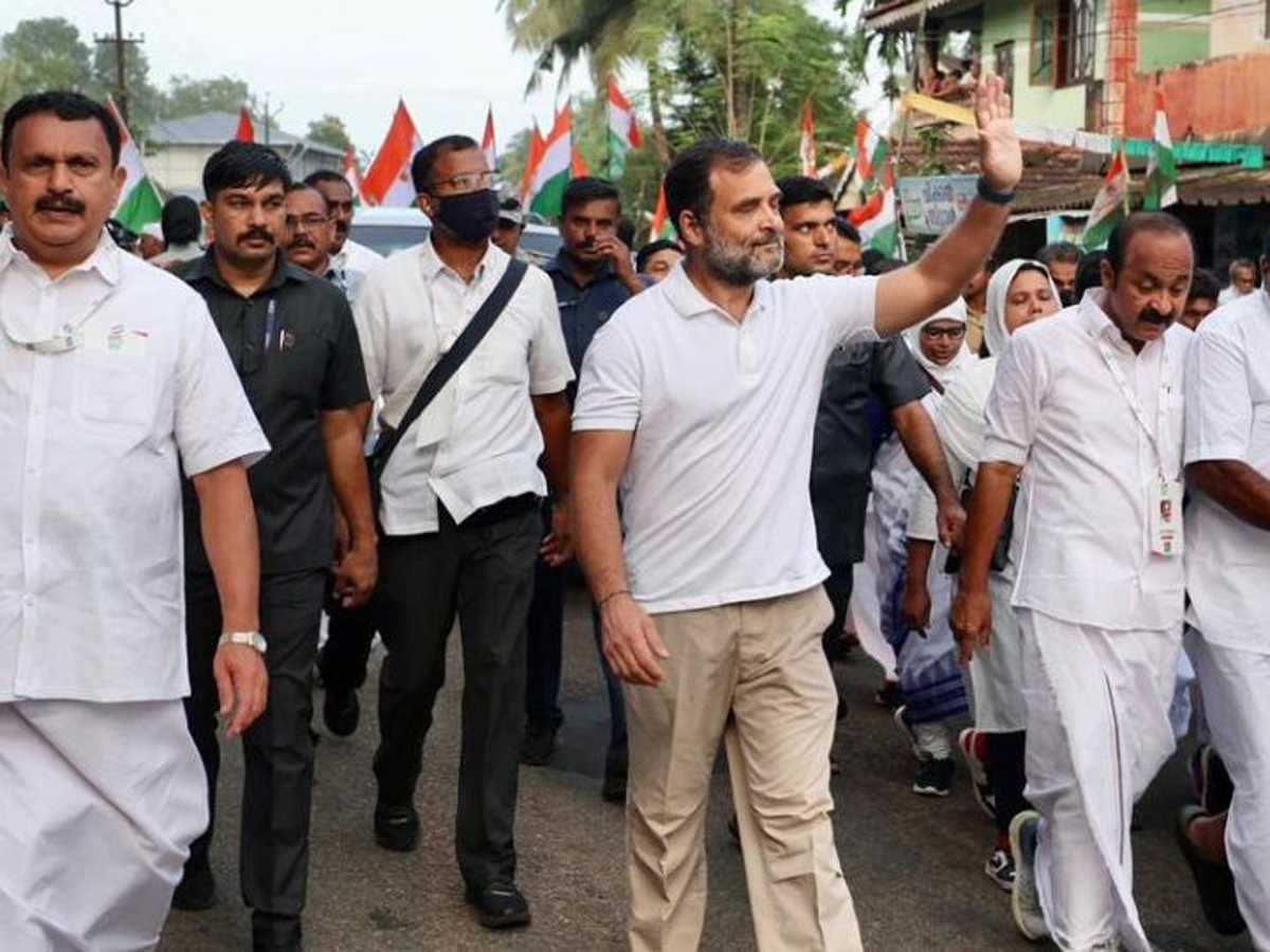 कांग्रेस की भारत जोड़ो यात्रा का आज 20वां दिन, मलप्पुरम से हुई दिन की शुरुआत