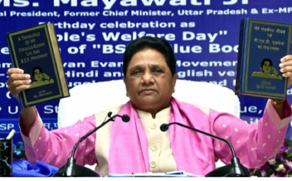 मायावती बोलीं- लोकसभा और विधानसभा के चुनाव अकेले लड़ेगी पार्टी, नहीं करेंगे किसी से गठबंधन, EVM पर उठाए सवाल