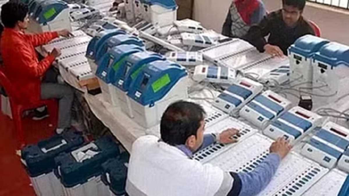 चारों विधानसभा में पार्टी स्थिति एक बजे तक