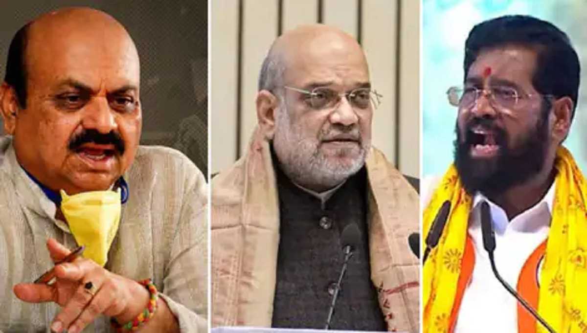 अमित शाह आज कर्नाटक-महाराष्ट्र सीमा विवाद पर दोनों राज्यों के मुख्यमंत्रियों से करेंगे मुलाकात