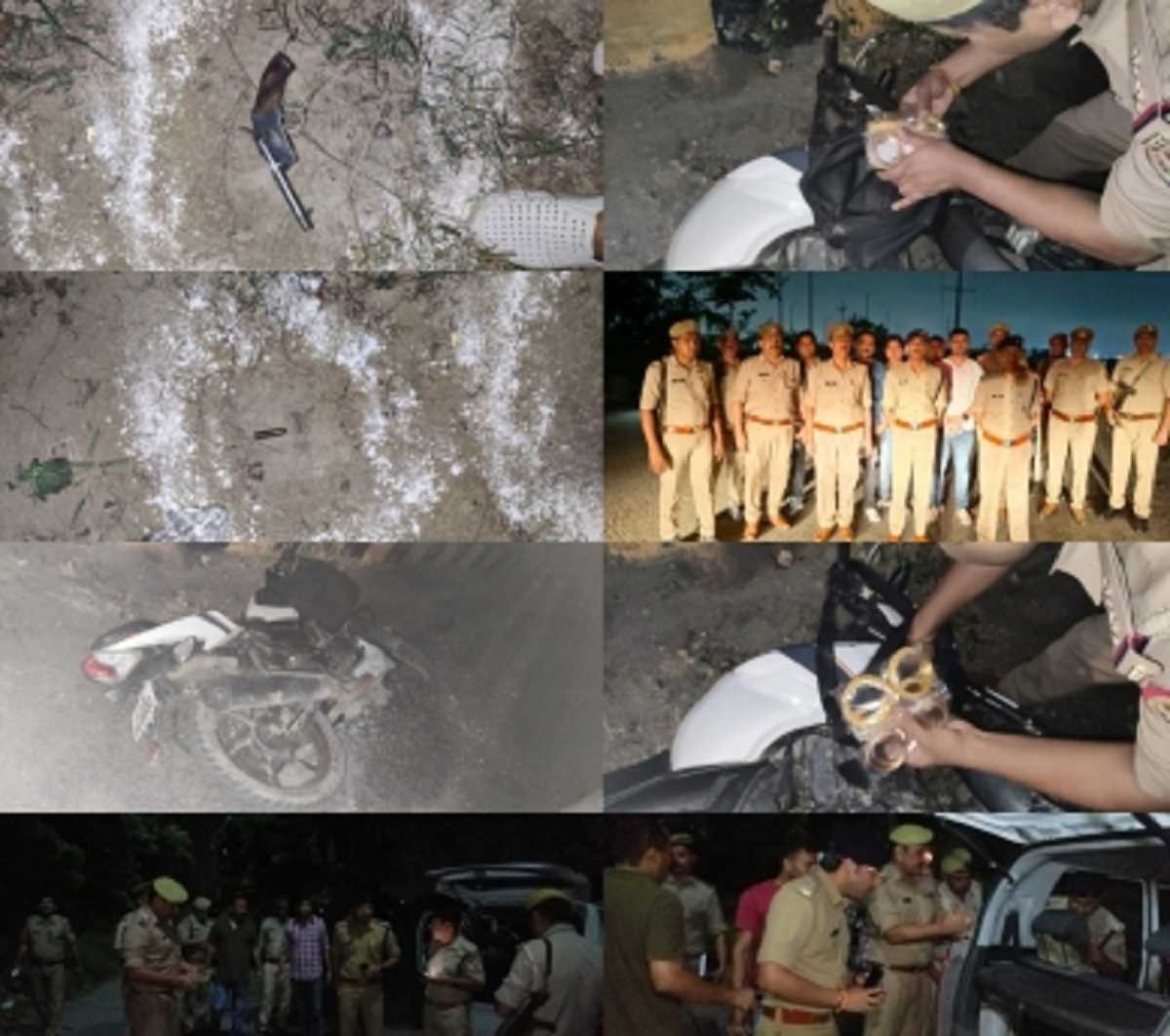 गोकशी करने वाले बदमाशों से हुई पुलिस की मुठभेड़, 2 गिरफ्तार