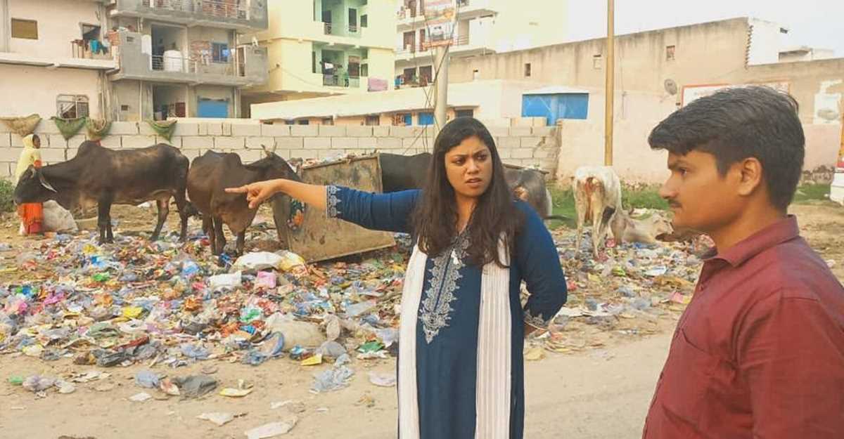 एसीईओ मेधा ने सफाई कार्यों का लिया जायजा, ठेकेदार पर एक लाख का जुर्माना