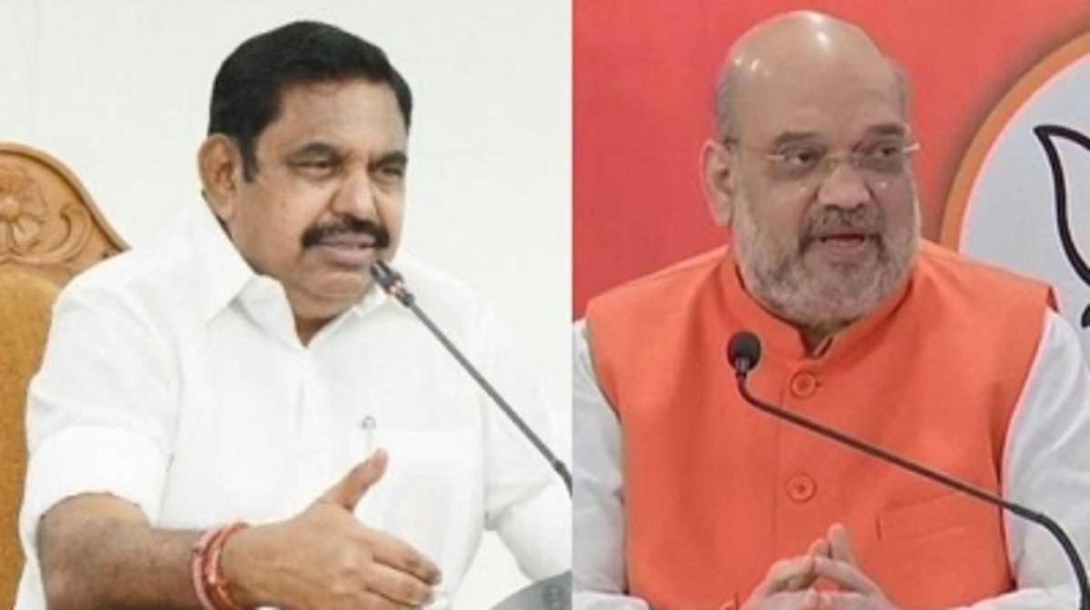 पलानीस्वामी आज करेंगे केंद्रीय गृह मंत्री अमित शाह अमित शाह से मुलाकात