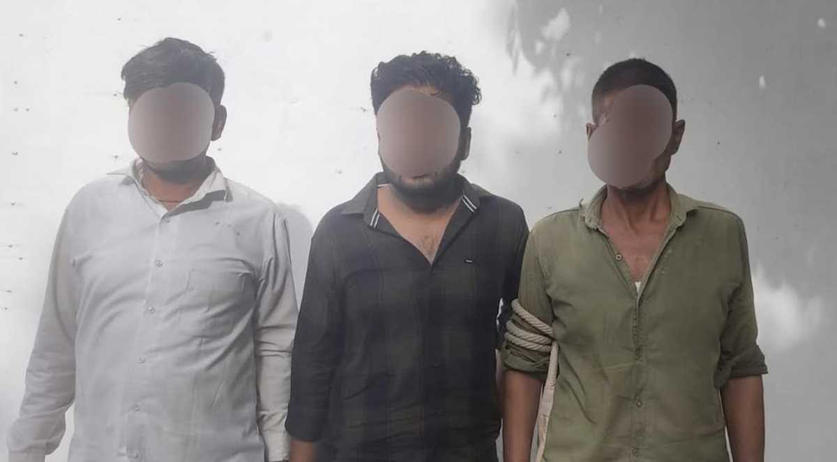 पुरानी रंजिश के कारण युवक की पिटाई, तीन गिरफ्तार