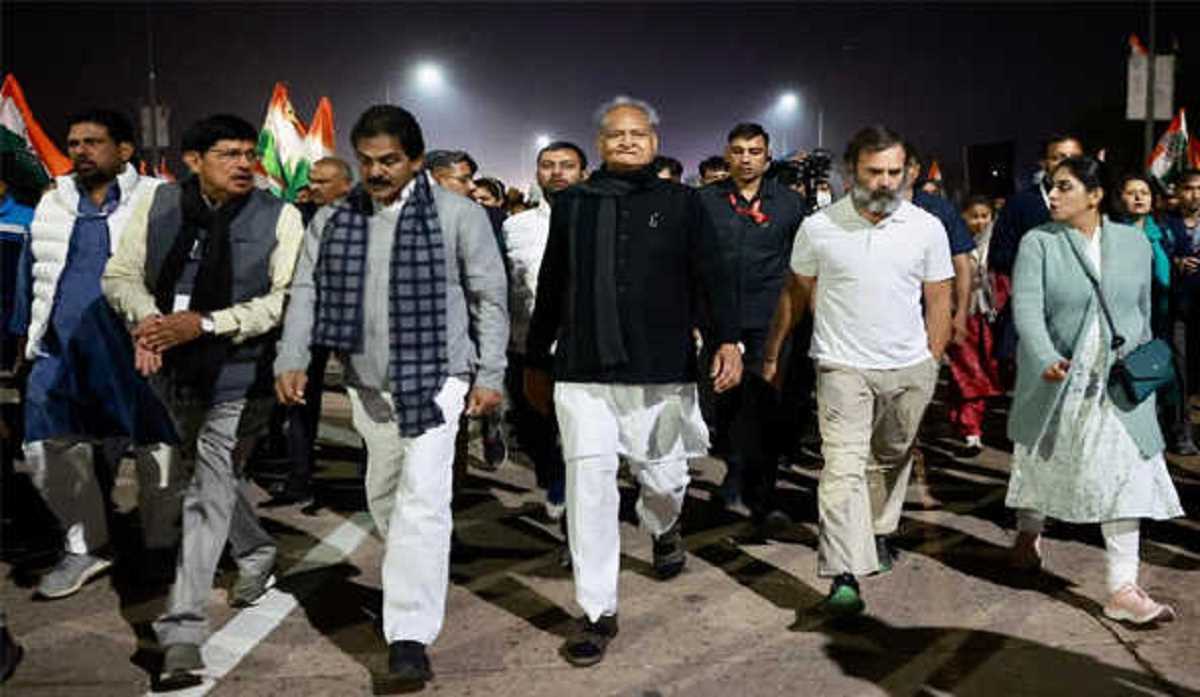 राहुल की भारत जोड़ो यात्रा आज सौवें दिन मीणा हाईकोर्ट से शुरू