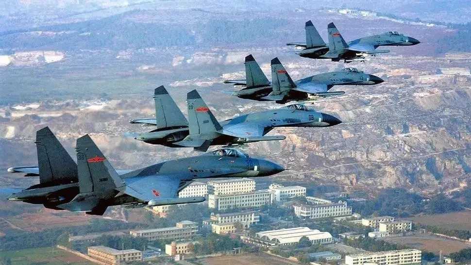 ताइवान: रक्षा क्षेत्र में चीनी वायु सेना की बड़ी घुसपैठ