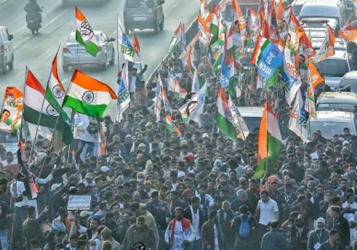 दिल्ली के यमुना बाजार से शुरू होकर भारत जोड़ो यात्रा आज करेगी यूपी में प्रवेश