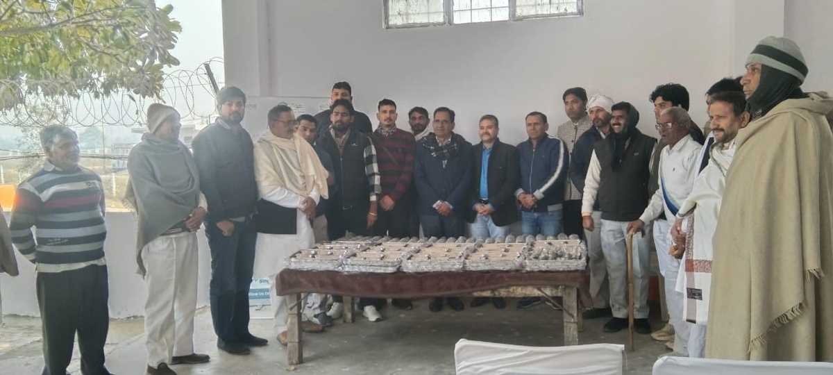 गाँव खैरपुर गुर्जर में बर्तन भंडार की स्थापना