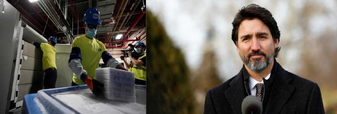 कनाडा को मिली फाइजर की कोरोना वैक्सीन की पहली खेप