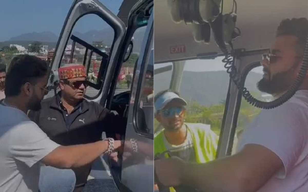 केदारनाथ और बद्रीनाथ धाम के दर्शन करने पहुंचे क्रिकेटर ऋषभ पंत