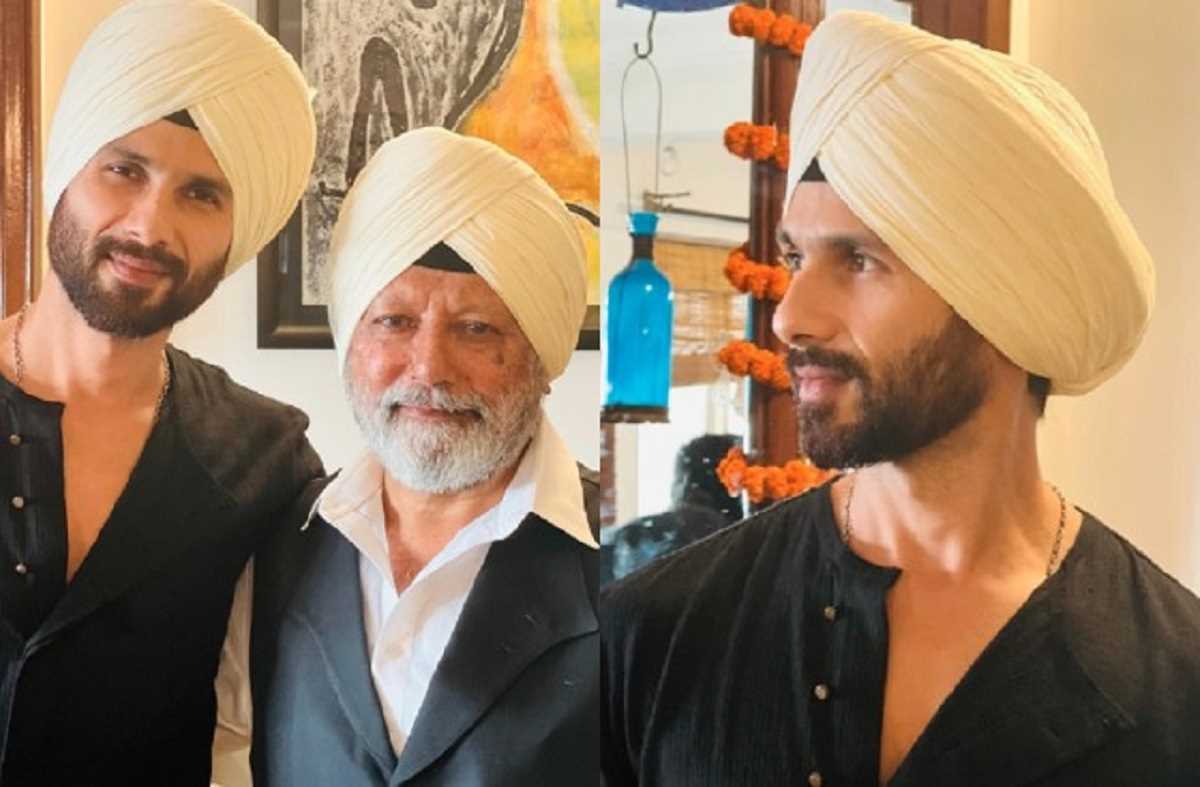 पंजाबी मुंडे शाहिद कपूर ने अपना पगड़ी लुक किया शेयर, कहा- पिताजी हमेशा कहते हैं....