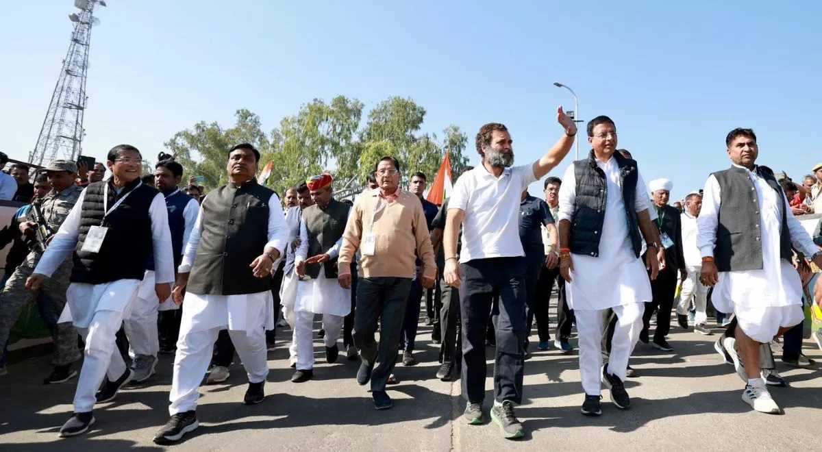 भारत जोड़ो यात्रा का राजस्थान में आज आखिरी दिन रहा भारत जोड़ो यात्रा का राजस्थान में आज आखिरी दिन रहा