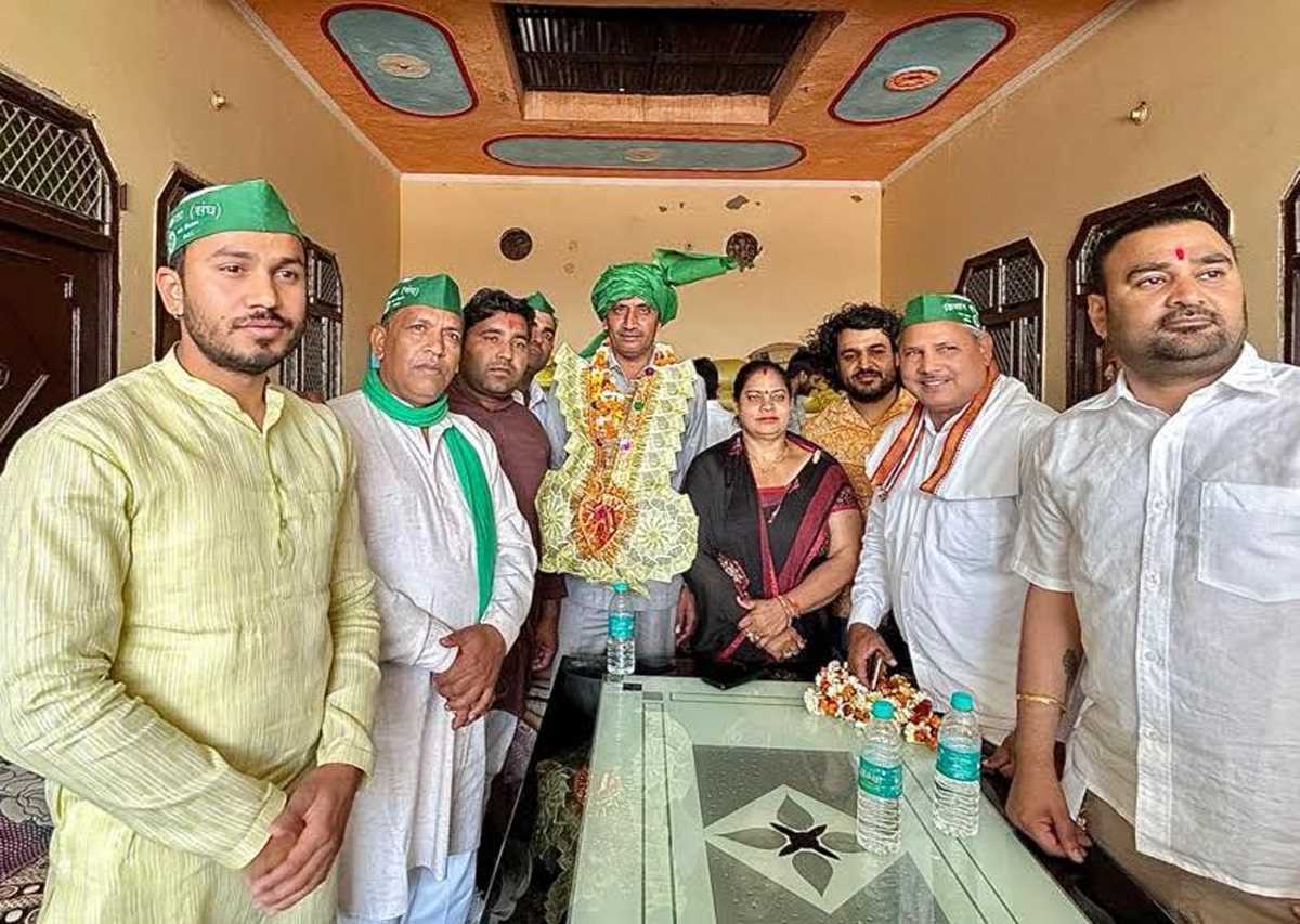 किसानों की समस्याओं को लेकर एकता संघ की बैठक