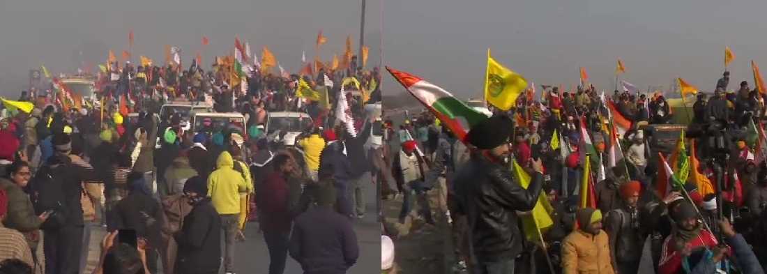 72वां गणतंत्र दिवस: दिल्ली की सीमाओं से शुरु हुई किसानों की ट्रैक्टर परेड