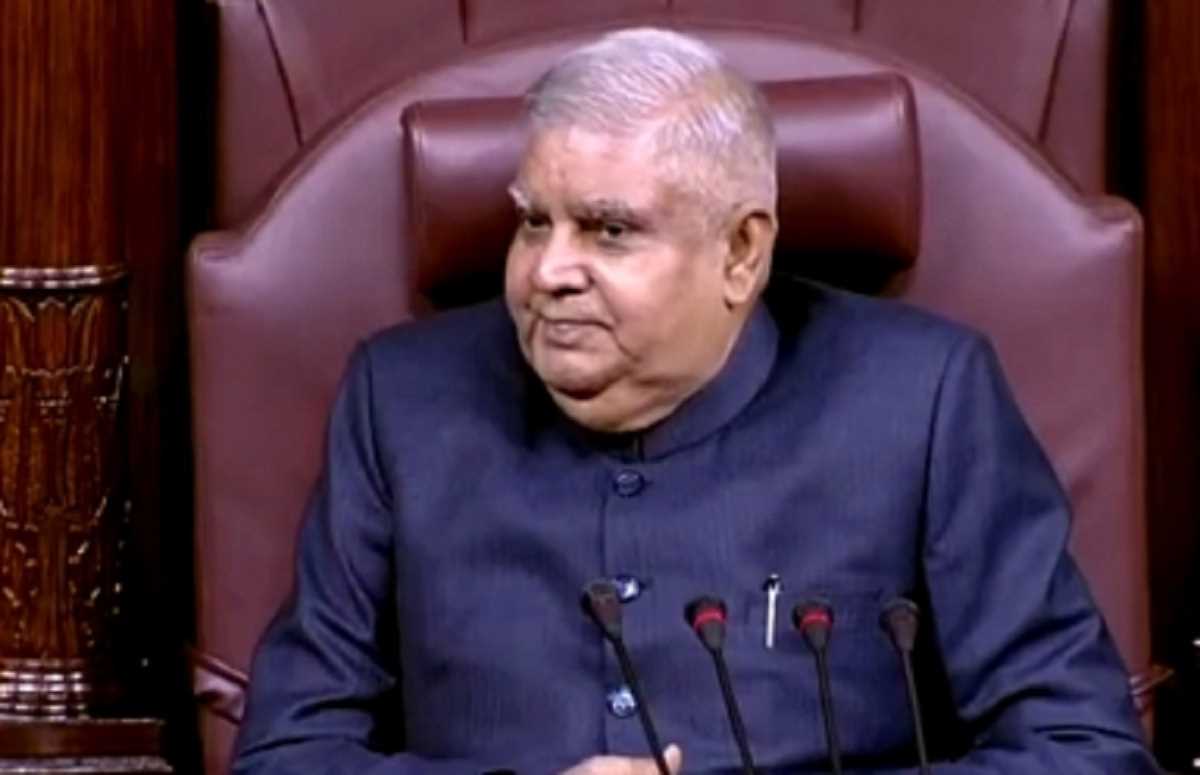 उपराष्ट्रपति धनखड़ ने राज्यसभा सभापति का पद संभाला उपराष्ट्रपति धनखड़ ने राज्यसभा सभापति का पद संभाला