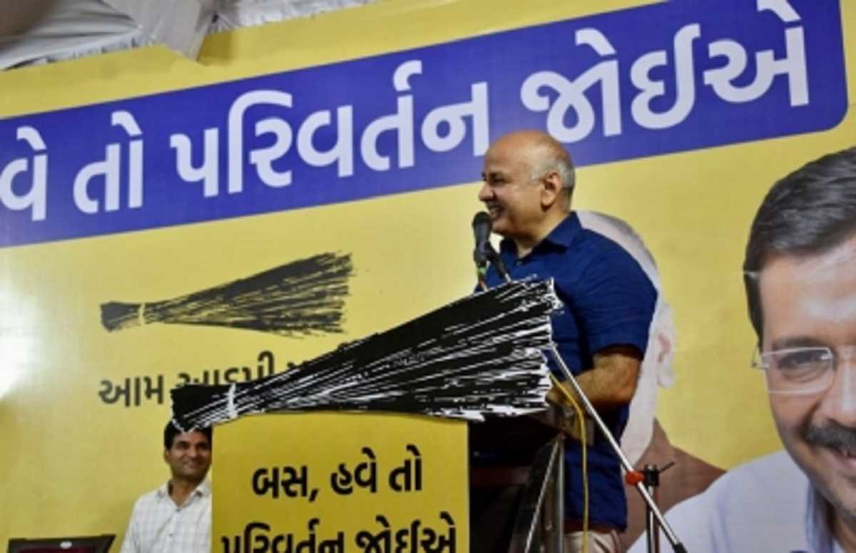 सही समय पर गुजरात के मुख्यमंत्री पद के उम्मीदवार की घोषणा करेगी आप : सिसोदिया