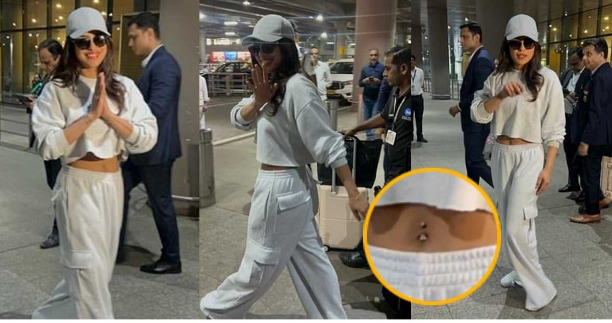 मुंबई में एक इवेंट के लिए पहुंची अभिनेत्री प्रियंका चोपड़ा