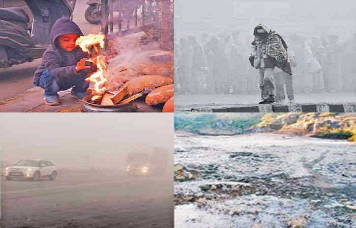 दिल्ली में कड़ाके की ठंड, दो डिग्री सेल्सियस पहुंचा तापमान