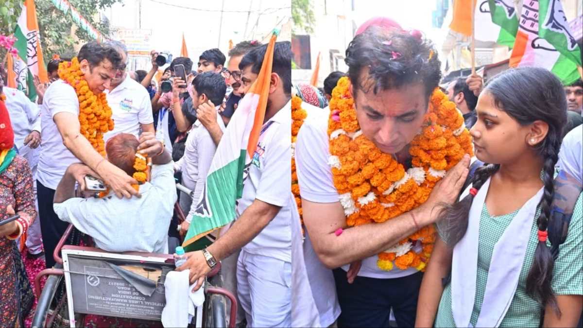 कांग्रेस नेता देवेंद्र यादव के नेतृत्व में दिल्ली में जारी है ‘न्याय यात्रा’