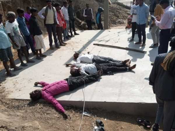 पलामू में हाई वोल्टेज बिजली तार टूट कर गिरा, तीन की मौत