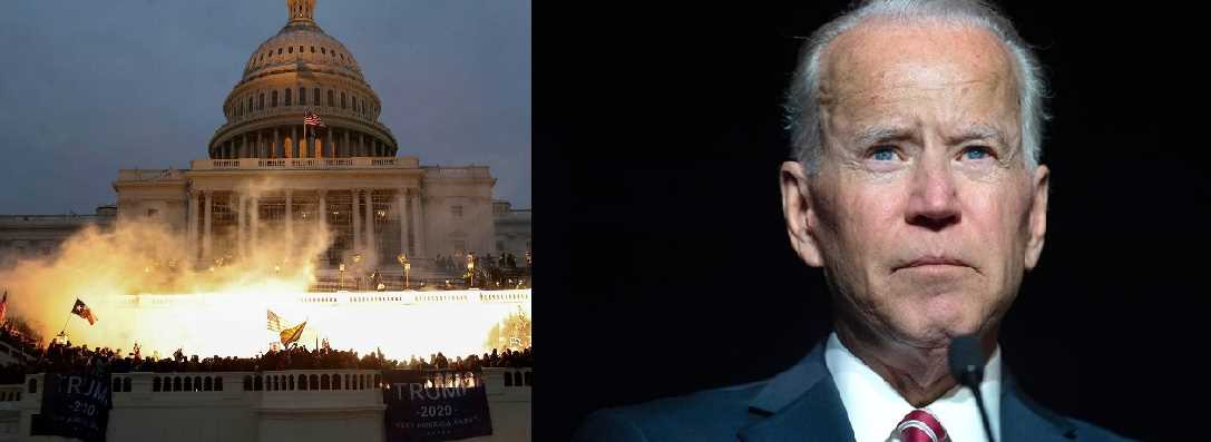US Capitol हिंसा को जो बाइडन ने बताया विद्रोह