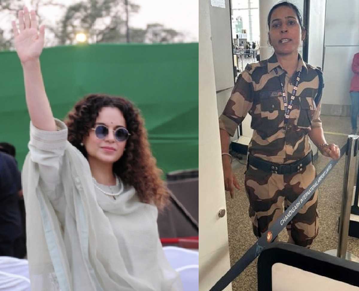 कंगना रनौत को चंडीगढ़ एयरपोर्ट पर मारा थप्पड़, हिरासत में CISF जवान