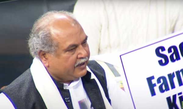 तोमर की टिप्पणी कॉर्पोरेट ताकतों की ओर से एक चुनौती : एआईकेएस