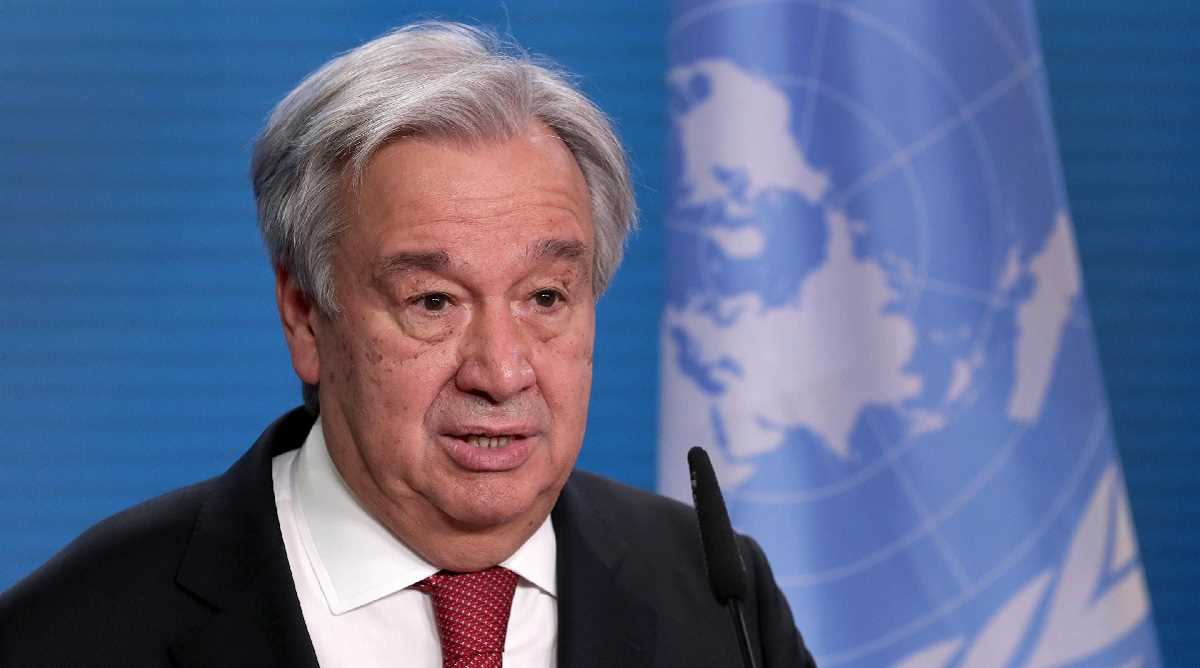 गुटेरेस ने गांजा के अस्पताल पर हमले की निंदा की, मानवीय संघर्ष विराम का किया आह्वान गुटेरेस ने गांजा के अस्पताल पर हमले की निंदा की, मानवीय संघर्ष विराम का किया आह्वान