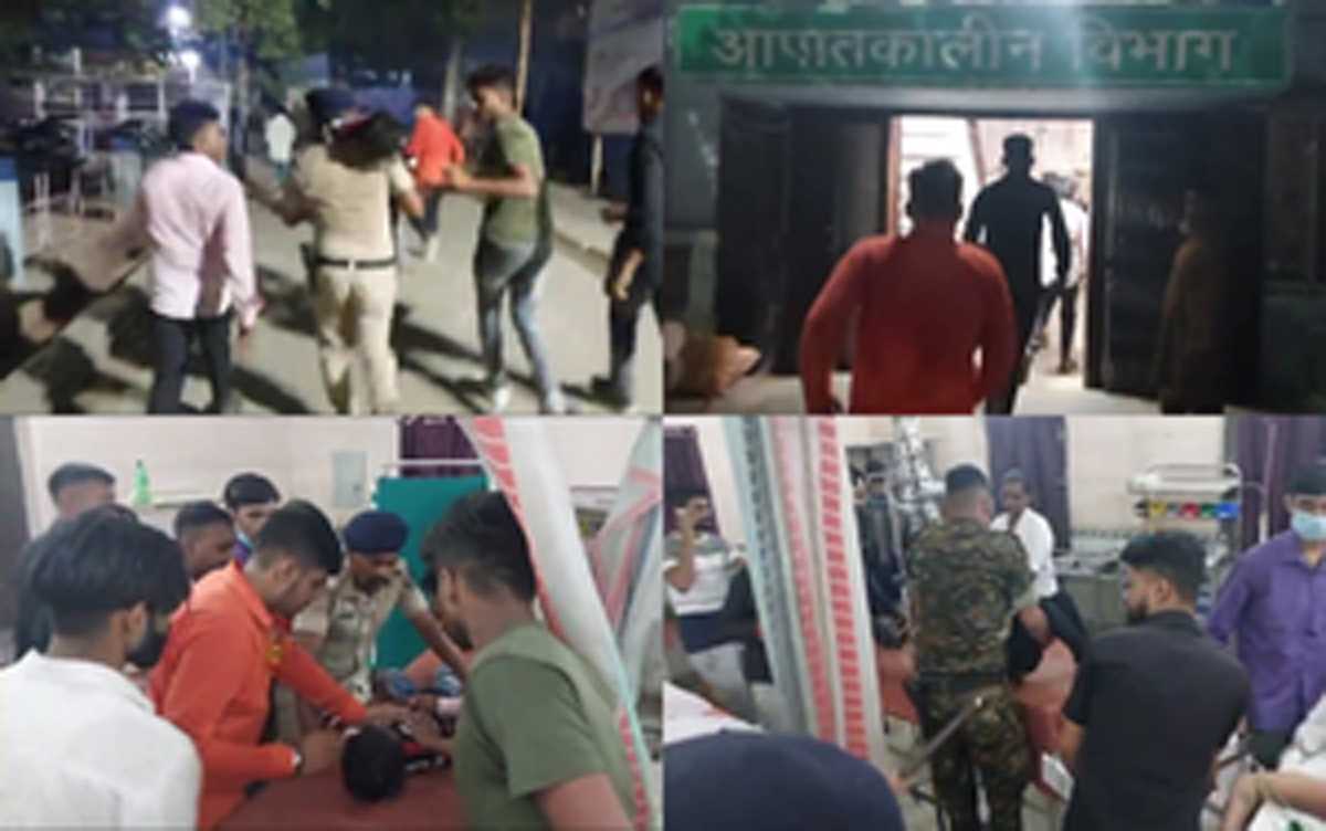 बिहार के गोपालगंज में पूजा पंडाल में भगदड़ होने से 3 की मौत, 14 घायल बिहार के गोपालगंज में पूजा पंडाल में भगदड़ होने से 3 की मौत, 14 घायल