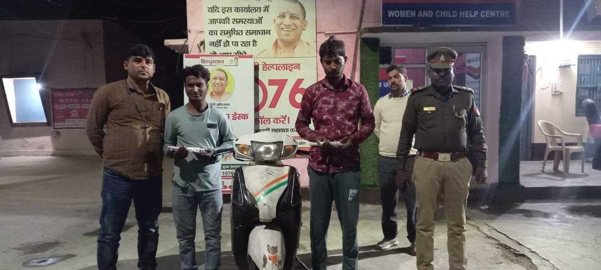 2 अभियुक्त गिरफ्तार कब्जे से दो तमंचे बरामद