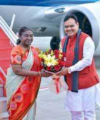 राष्ट्रपति मुर्मू दो दिवसीय दौरे पर जयपुर पहुंचीं