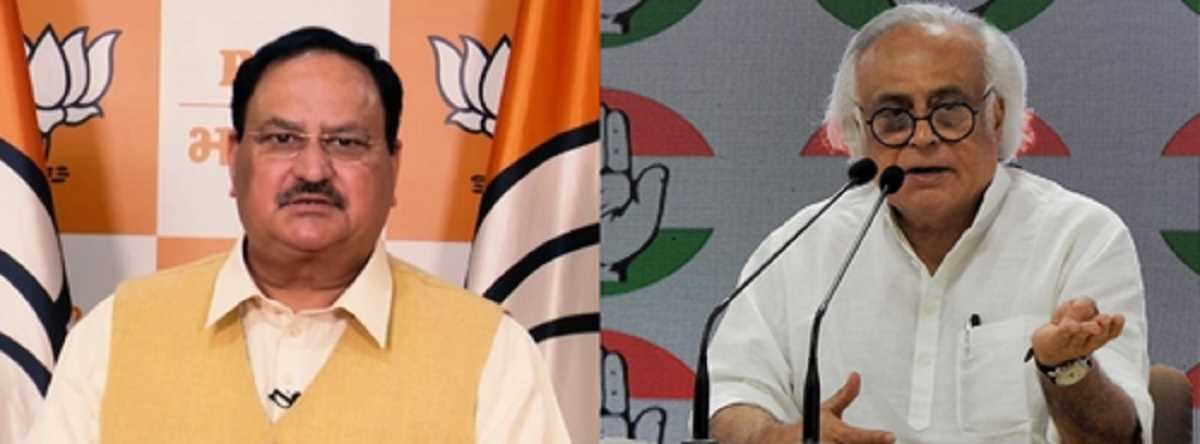 जयराम द्वारा नई संसद को मोदी मल्टीप्लेक्स बताने पर भड़के नड्डा, कांग्रेस को बताया संसद विरोधी