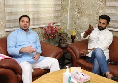 तेजस्वी ने चिराग का बंगला खाली कराने पर कहा, भाजपा ने तो हनुमान के घर में ही आग लगा दी