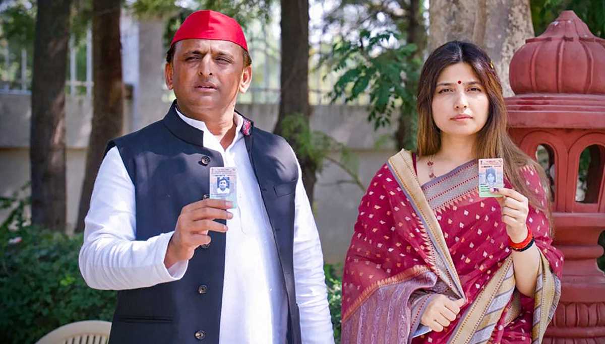 मैनपुरी में 11 बजे तक 18.72 वोटिंग, अखिलेश का प्रशासन पर भाजपा को समर्थन देने का आरोप