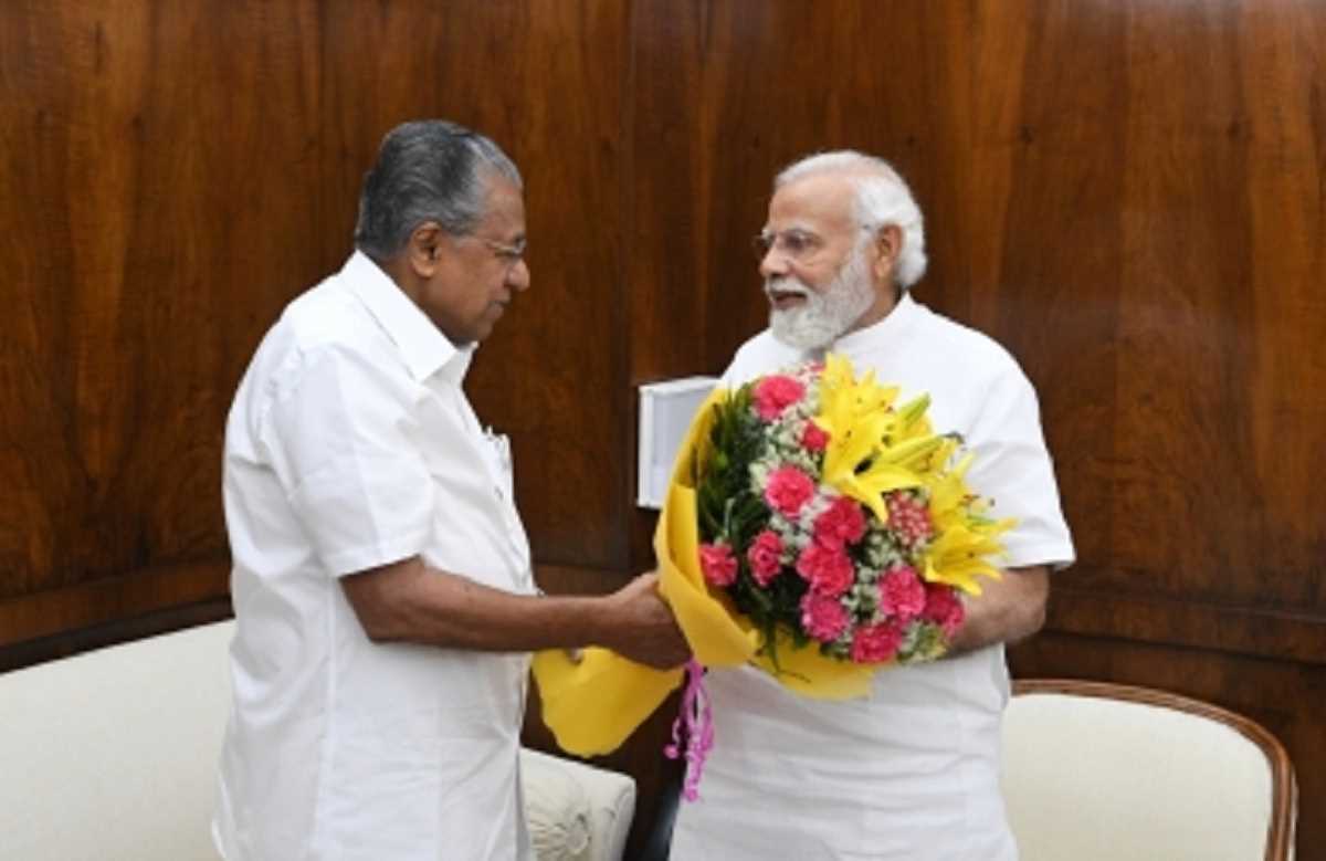 केरल के मुख्यमंत्री पिनाराई विजयन मंगलवार को प्रधानमंत्री मोदी से करेंगे मुलाकात